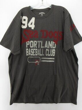Portland Sea Dogs Baseball Shirt XXL Banner 47 MiLB Graphic Sportswear